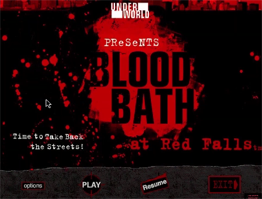 Blood Bath at Red Falls - Screenshot - Game Title Image