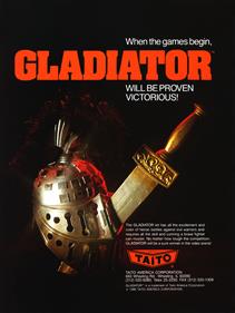 Gladiator (Taito) - Advertisement Flyer - Front Image