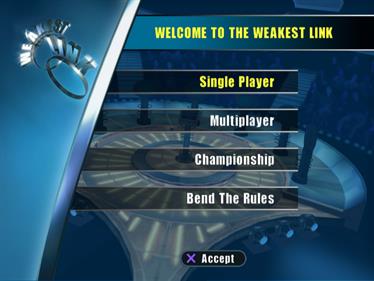 The Weakest Link - Screenshot - Game Select Image