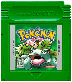 Pokémon Green Version - Cart - Front Image