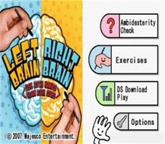 Left Brain Right Brain - Screenshot - Game Title Image
