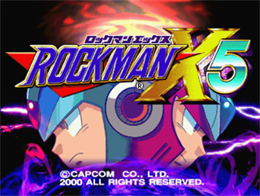 Mega Man X5 - Screenshot - Game Title Image