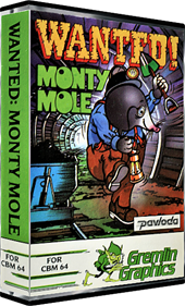 Wanted! Monty Mole - Box - 3D Image