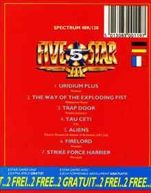 Five Star III - Box - Back Image