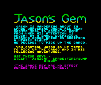 Jason's Gem - Screenshot - Game Title Image