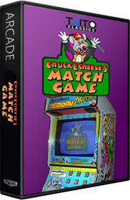 Chuck E. Cheese's Match Game - Box - 3D Image