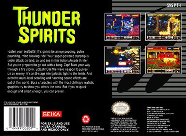 Thunder Spirits - Box - Back Image