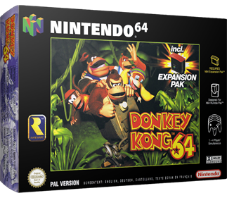 Donkey Kong 64 - Box - 3D Image