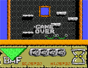 The Flintstones - Screenshot - Game Over Image