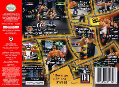 WCW/nWo Revenge - Box - Back Image