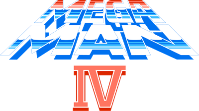 Mega Man 4 - Clear Logo Image