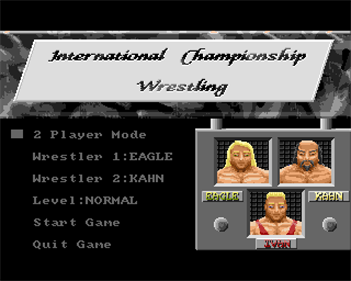 ICW Wrestling - Screenshot - Game Select Image