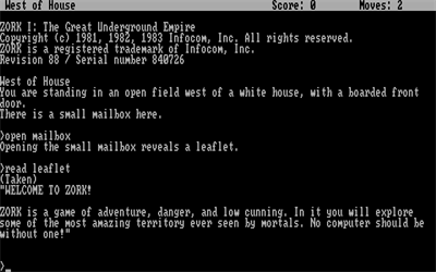 Classic Text Adventure Masterpieces - Screenshot - Gameplay Image