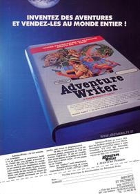 Adventure Writer - Advertisement Flyer - Front Image