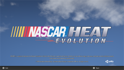 NASCAR Heat Evolution - Screenshot - Game Title Image