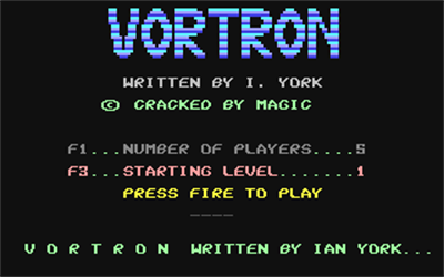 Vortron - Screenshot - Game Title Image
