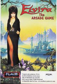 Elvira: The Arcade Game - Advertisement Flyer - Front Image