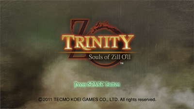 Trinity: Souls of Zill O'll - Screenshot - Game Title Image
