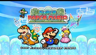 Super Paper Mario - Screenshot - Game Title Image