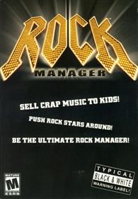 Rock Manager - Box - Front Image