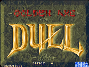 Golden Axe: The Duel - Screenshot - Game Title Image