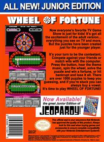 Wheel of Fortune: Junior Edition - Box - Back - Reconstructed