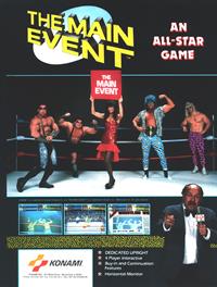 The Main Event - Advertisement Flyer - Front