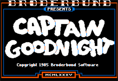 Captain Goodnight and the Islands of Fear - Screenshot - Game Title Image