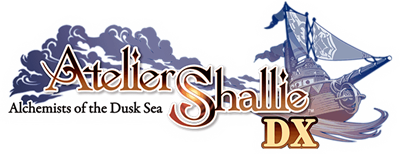 Atelier Shallie: Alchemists of the Dusk Sea DX - Clear Logo Image