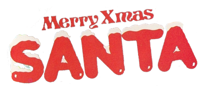 Merry Xmas Santa - Clear Logo Image