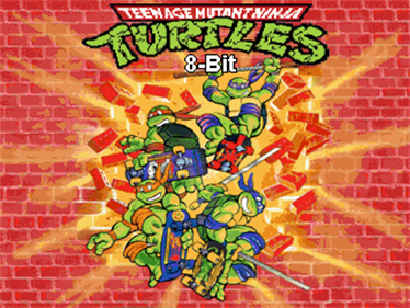 TMNT 8-bit Recolored and Extended - Screenshot - Game Title Image