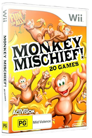 Monkey Mischief! Party Time - Box - 3D Image