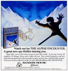 The Alpine Encounter - Advertisement Flyer - Front Image
