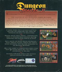 Dungeon Master II: The Legend of Skullkeep - Box - Back Image