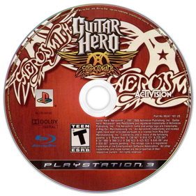 Guitar Hero: Aerosmith - Disc Image