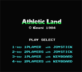 Athletic Land - Screenshot - Game Title Image