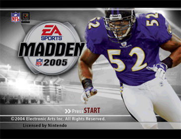 Madden NFL 2005 - Screenshot - Game Title Image