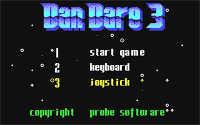 Dan Dare III: The Escape - Screenshot - Game Title Image