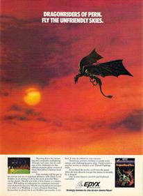 Dragonriders of Pern - Advertisement Flyer - Front Image