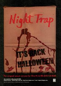 Night Trap - Advertisement Flyer - Front Image