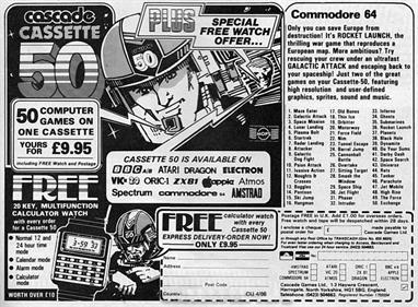 Psion Attack - Advertisement Flyer - Front Image