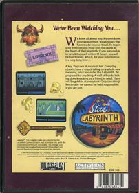 Labyrinth: The Computer Game - Box - Back Image