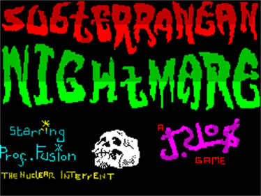 Subterranean Nightmare - Screenshot - Game Title Image