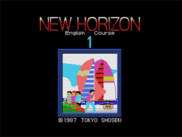 New Horizon: English Course 1 - Screenshot - Game Title Image