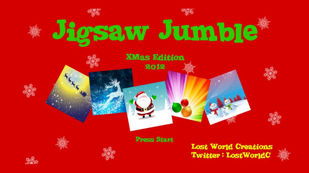 Jigsaw Jumble Xmas 2012