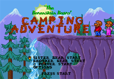 The Berenstain Bears' Camping Adventure - Screenshot - Game Title Image