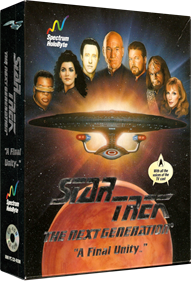 Star Trek: The Next Generation: A Final Unity - Box - 3D Image