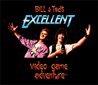 Bill & Ted's Excellent Video Game Adventure - Screenshot - Game Title Image