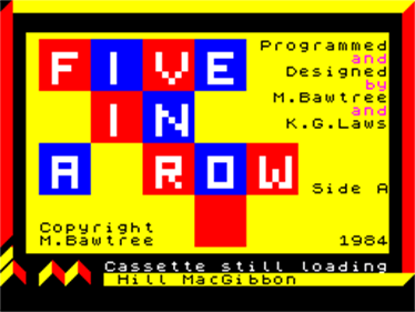 5 in a Row - Screenshot - Game Title Image