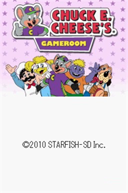 Chuck E Cheese's Gameroom - Screenshot - Game Title Image